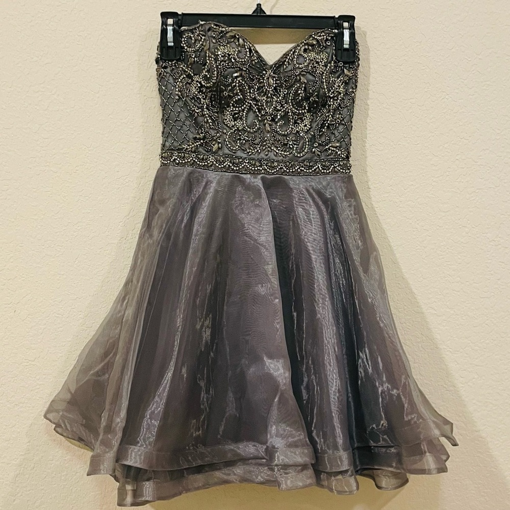 Grey Formal Dress